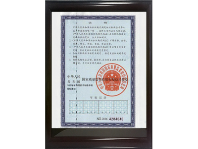 專新精密組織機構代碼證背面